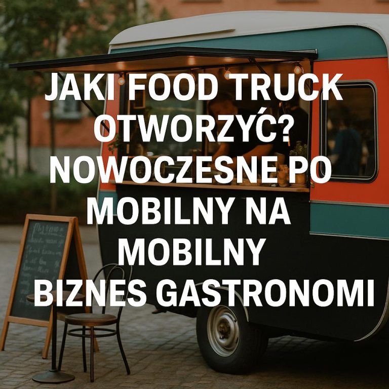 JAKI FOOD TRUCK OTWORZYĆ? NOWOCZESNE POMYSŁY NA MOBILNY BIZNES GASTRONOMICZNY